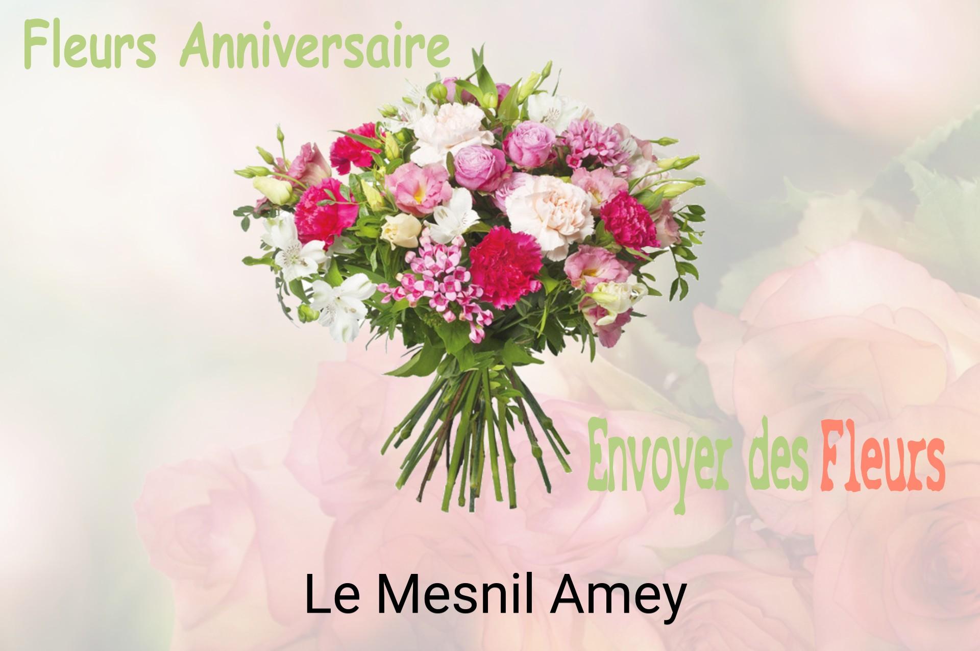 Bouquet de fleurs d’anniversaire livré à Le Mesnil-Amey